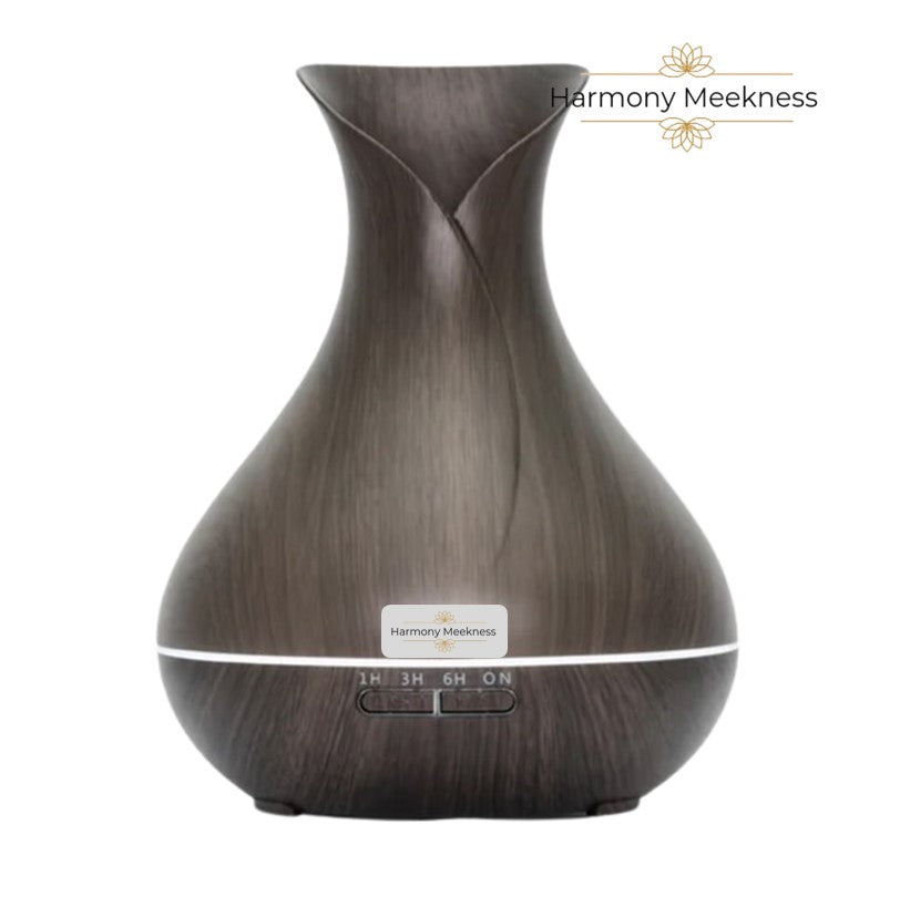 Etherische olie Diffuser | Blissfull breeze | 550ml | Donker bruin