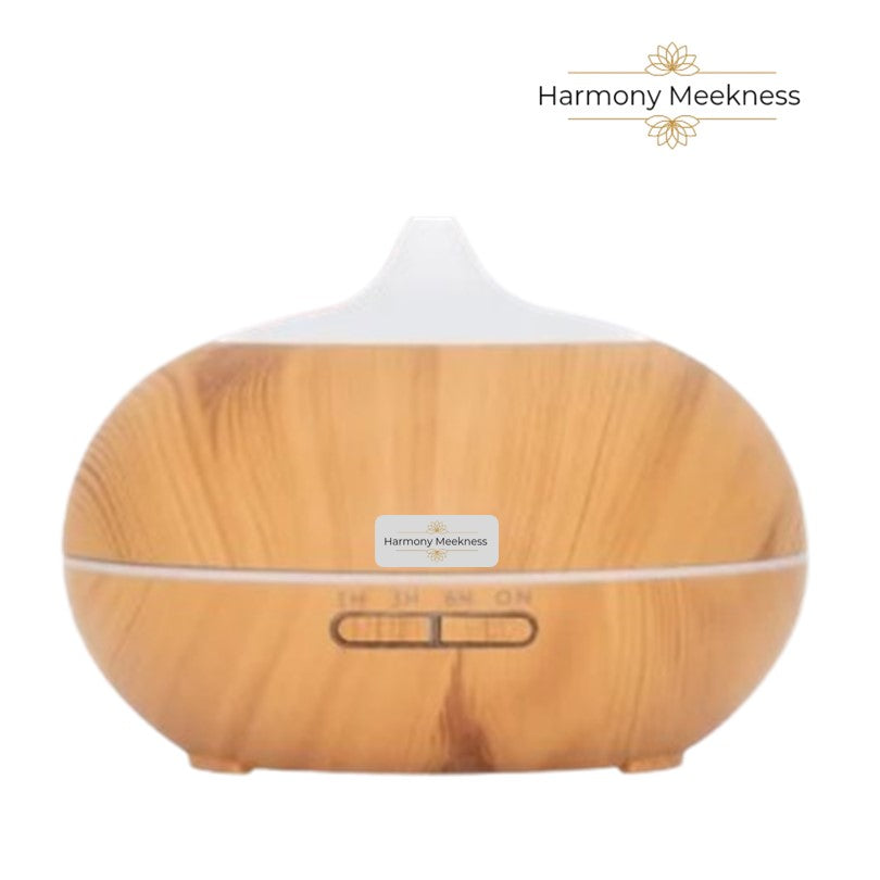 Etherische olie Diffuser | Harmony mist | 550 ml Licht bruin