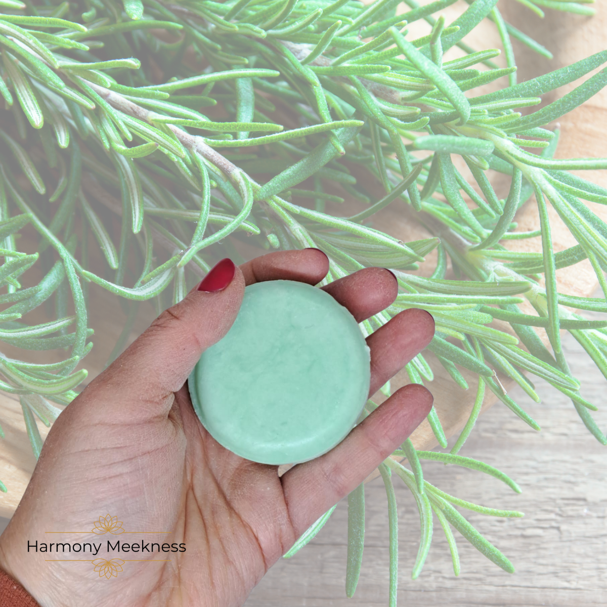 Handgemaakt en natuurlijk | Shampoobar Rozemarijn | 60 gram