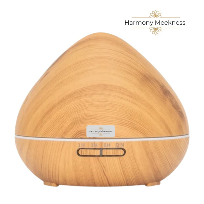 Etherische olie Diffuser | Serene scent | 550ml | Licht bruin