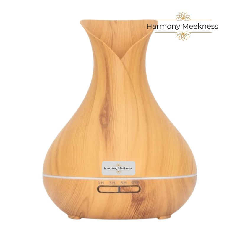 Etherische olie Diffuser | Blissfull breeze | 550ml | Licht bruin