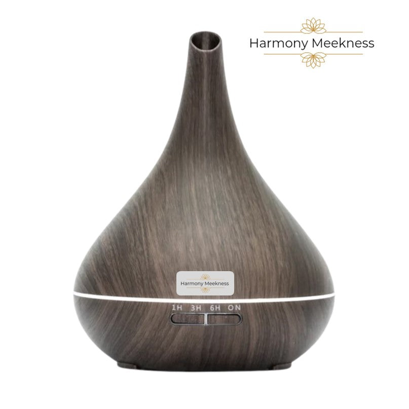 Etherische olie Diffuser | Zen mist | 350ml | Donker bruin