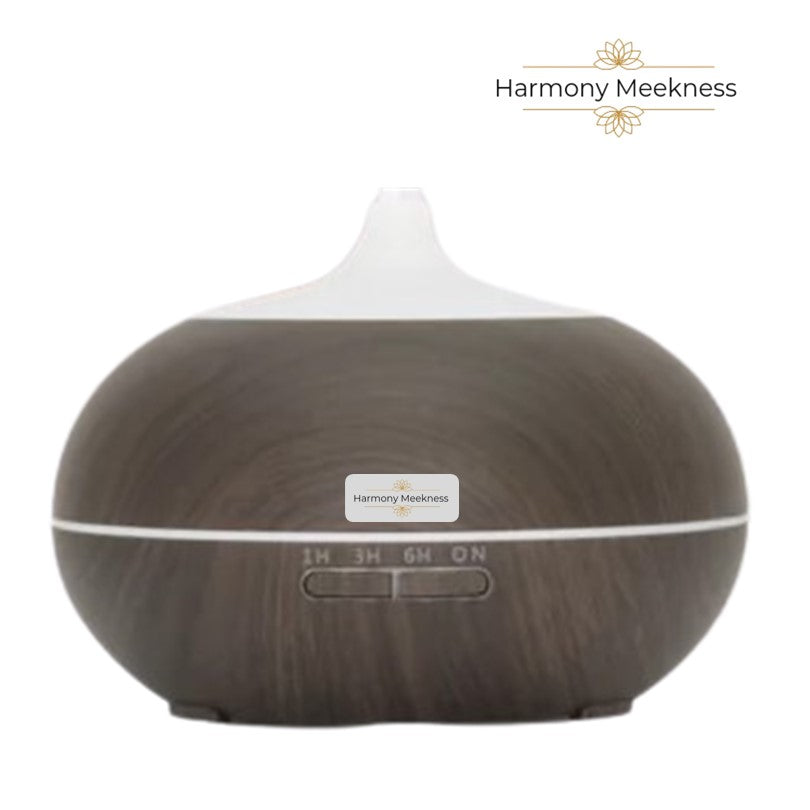 Etherische olie Diffuser | Harmony mist | 550 ml Donker bruin