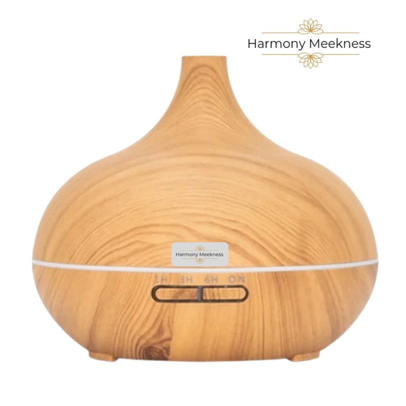 Etherische olie Diffuser | Natural mist | 550ml | Licht bruin