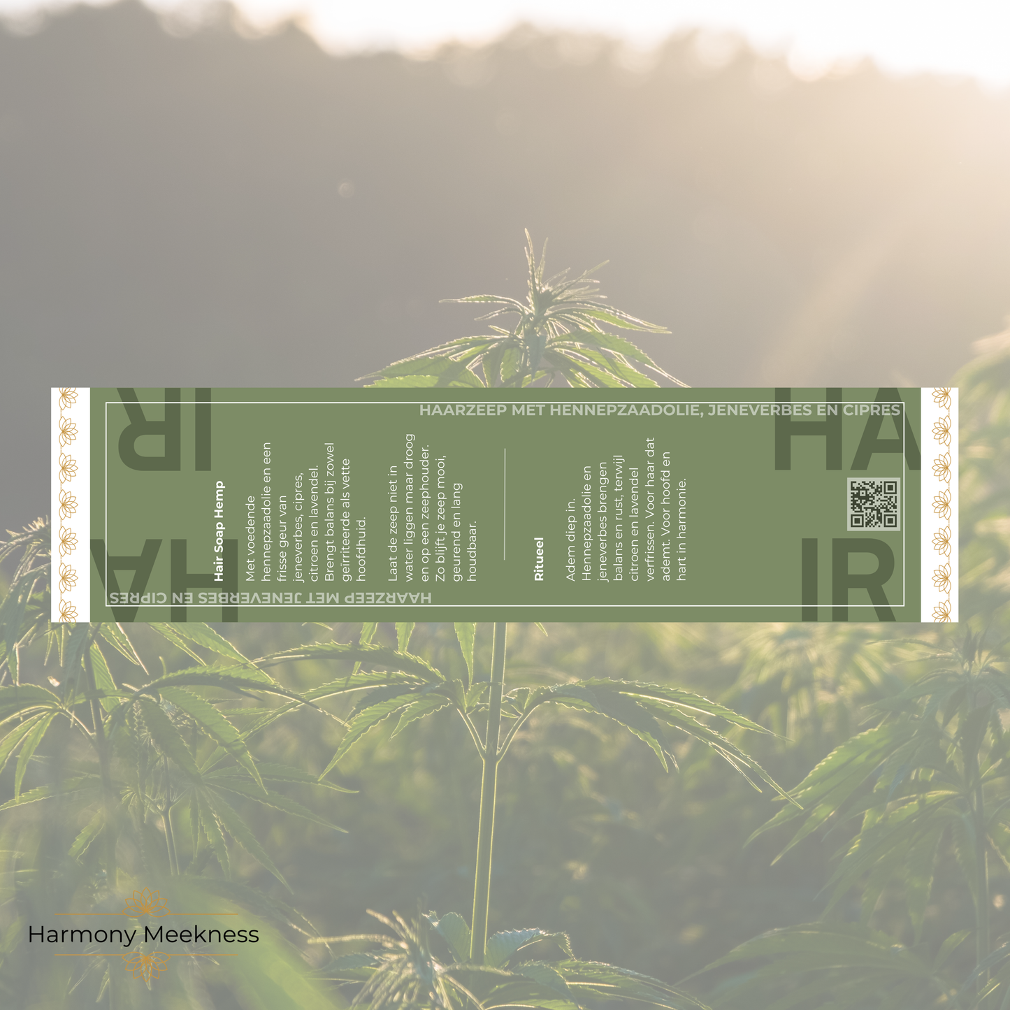 Natuurlijke verzorging | Hair Soap | Hemp | 100 Gram