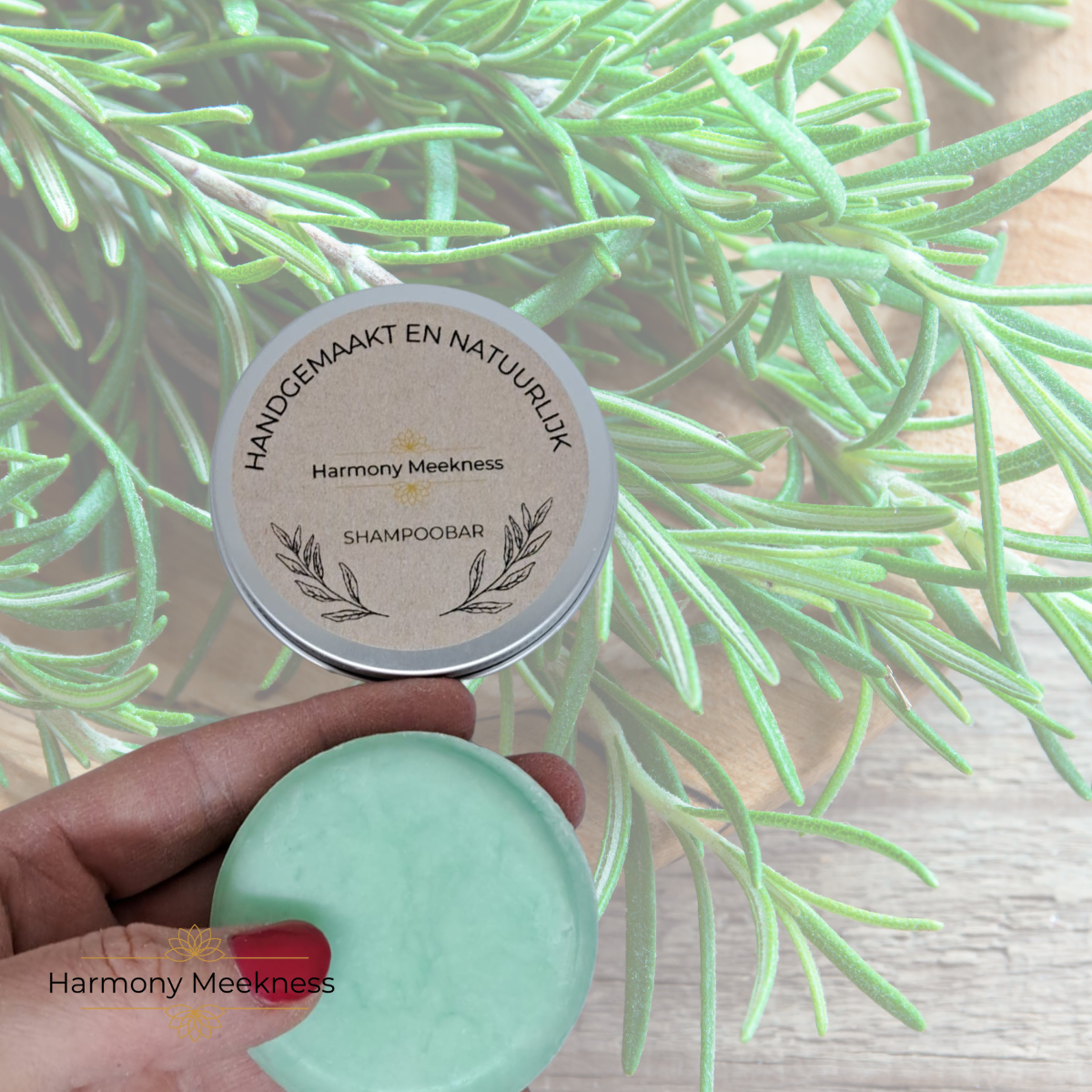 Handgemaakt en natuurlijk | Shampoobar Rozemarijn | 60 gram