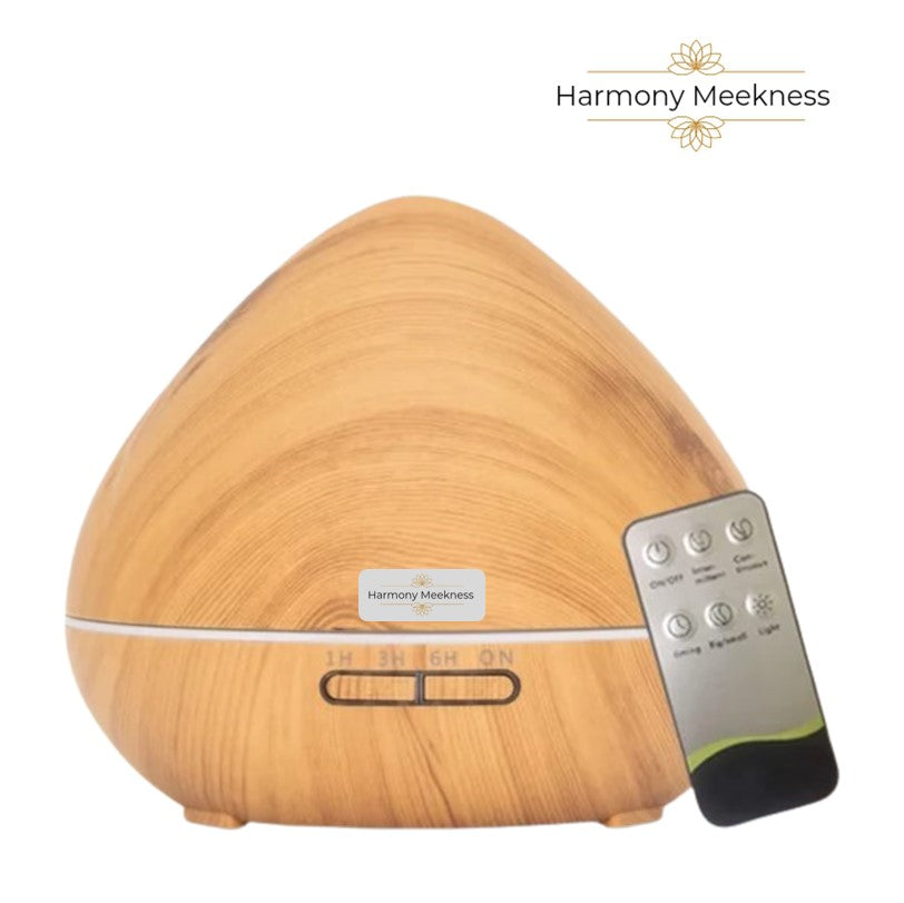 Etherische olie Diffuser | Serene scent | 550ml | Licht bruin