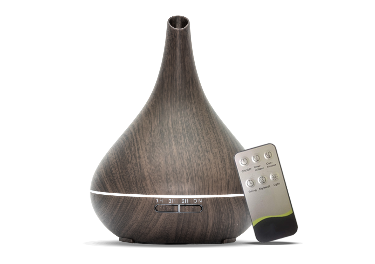 Etherische olie Diffuser | Zen mist | 350ml | Donker bruin