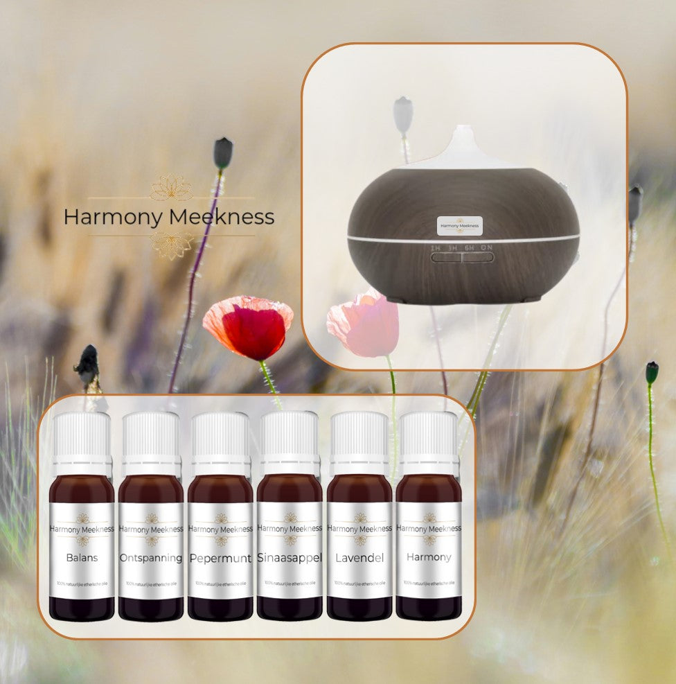 Startset Harmony mist | Donker bruin | Inclusief 6 oliën