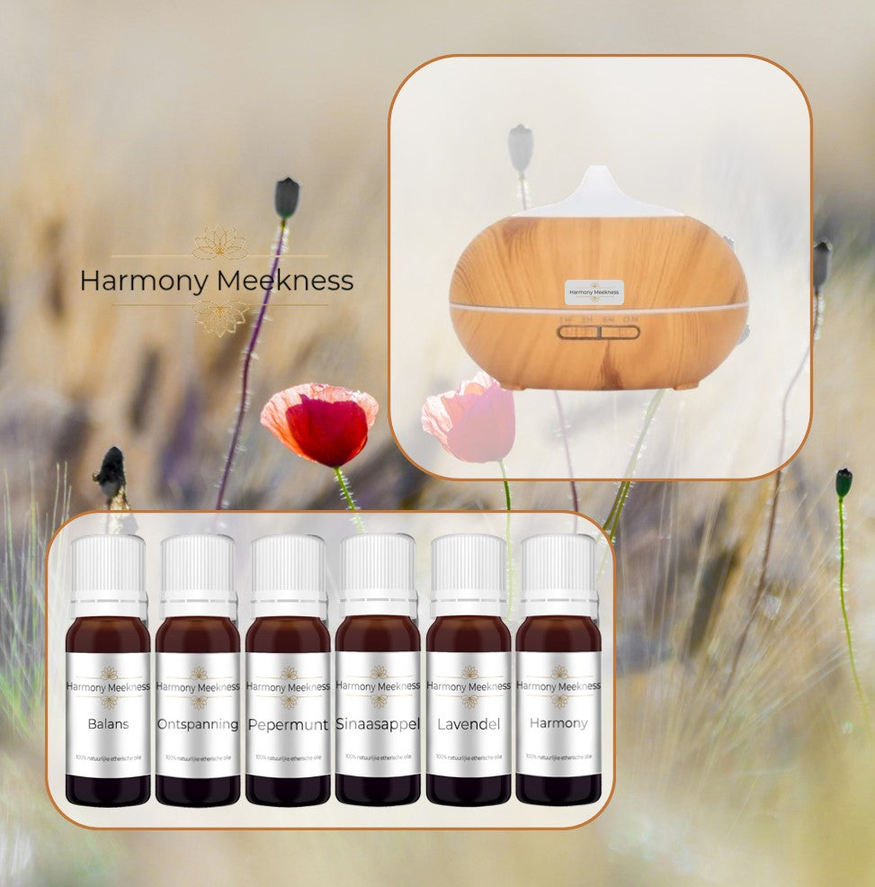 Startset Harmony mist | Licht bruin | Inclusief 6 oliën