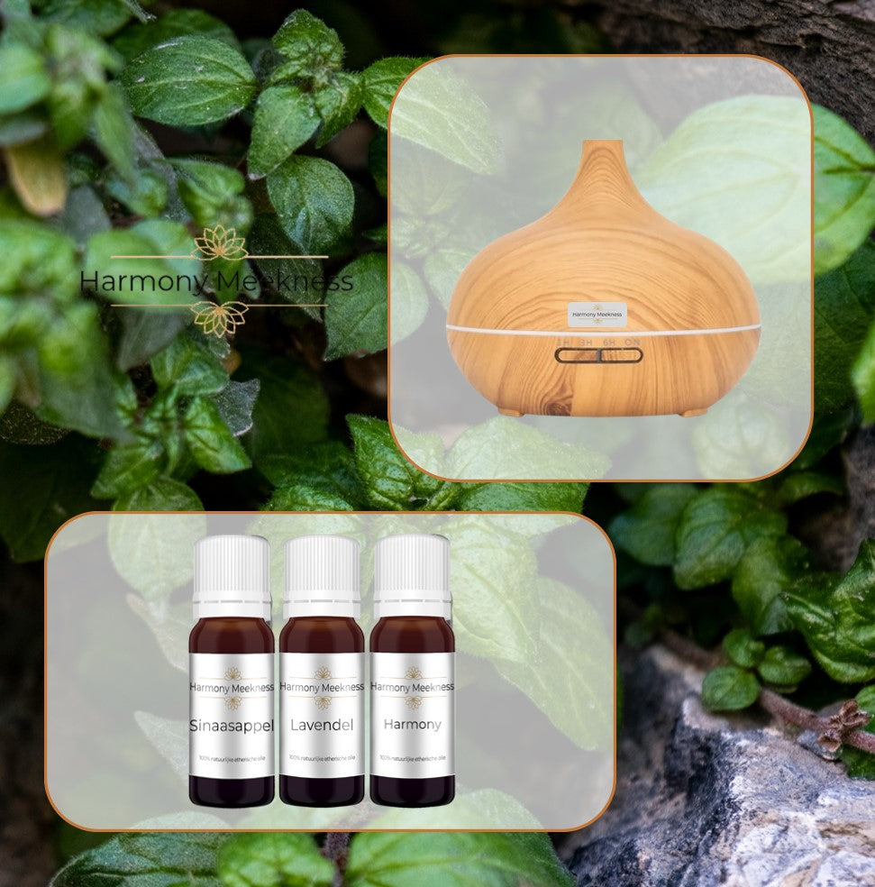 Startset Naturel mist | Lichtbruin | Inclusief 3 oliën