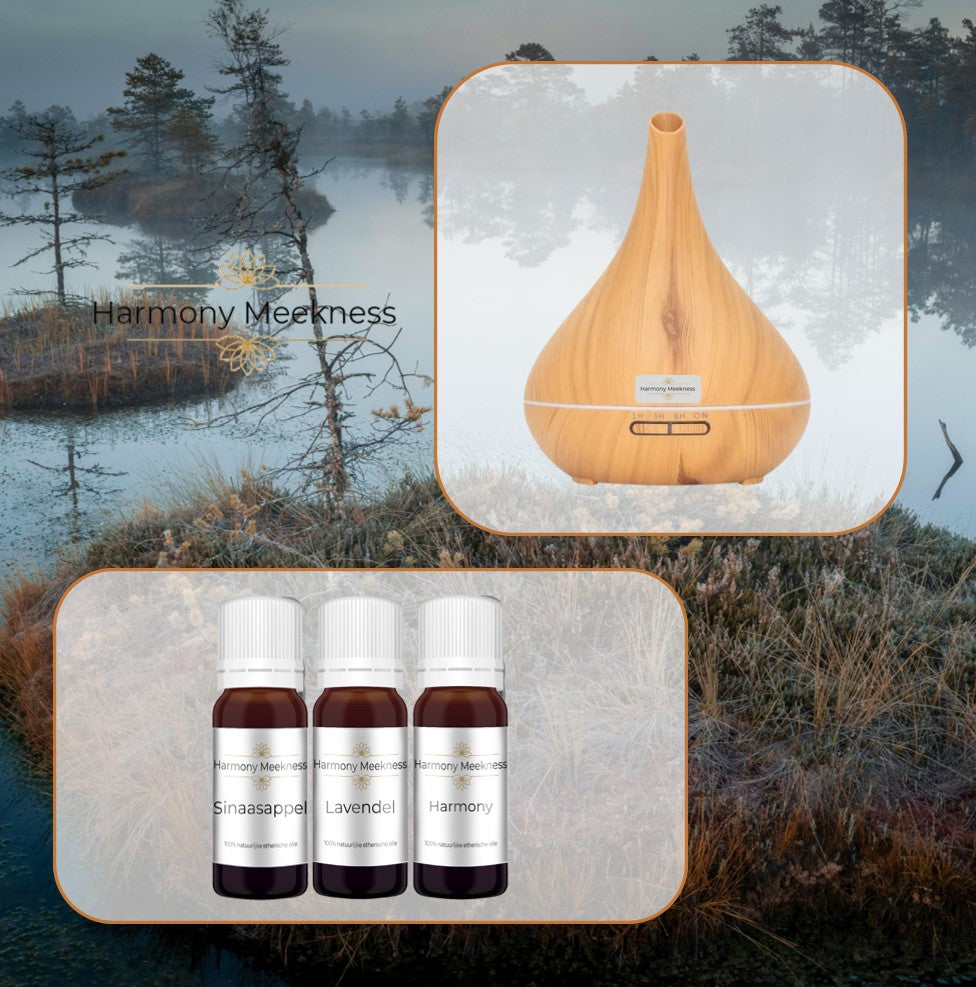Startset Zen mist | Licht bruin | Inclusief 3 oliën
