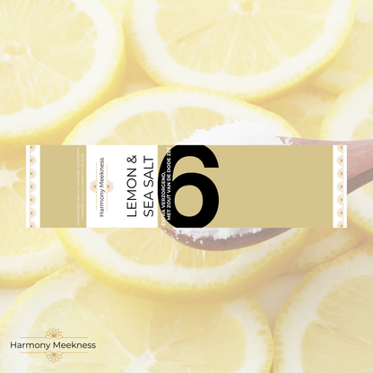 Natuurlijke Verzorging | Zeep | Lemon & Sea Salt | No. 6