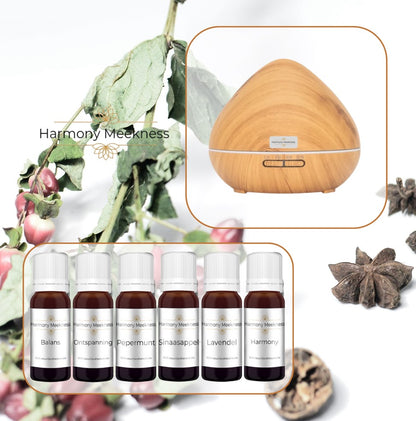 Startset Serene scent | Licht bruin | Inclusief 6 oliën
