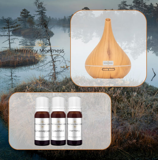Startset Zen mist | Licht bruin | Inclusief 3 oliën