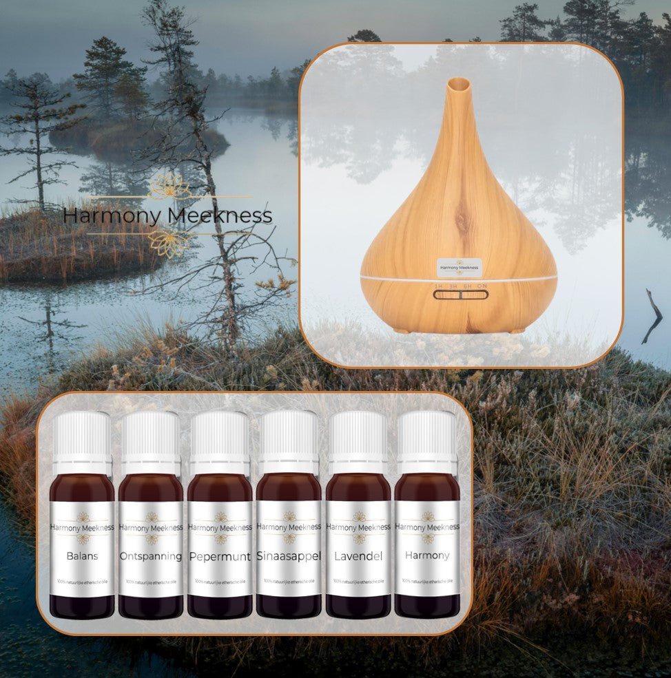Startset Zen mist | Licht bruin | Inclusief 6 oliën