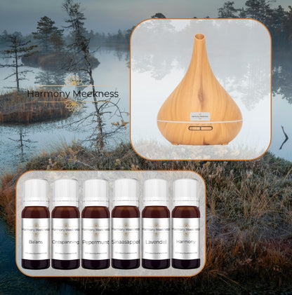 Startset Zen mist | Licht bruin | Inclusief 6 oliën